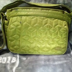 Lug Wings Crossbody in Grass Green